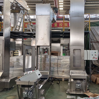 Stainless Steel Grain Particle Powder Material Inclined Automatic Feeding Machine Material Hopper Type Lifting Machine