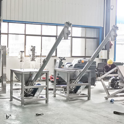 Auger Screw Conveyor spiral blade driven conveyor for and continuous movement of powder granules and small block materials