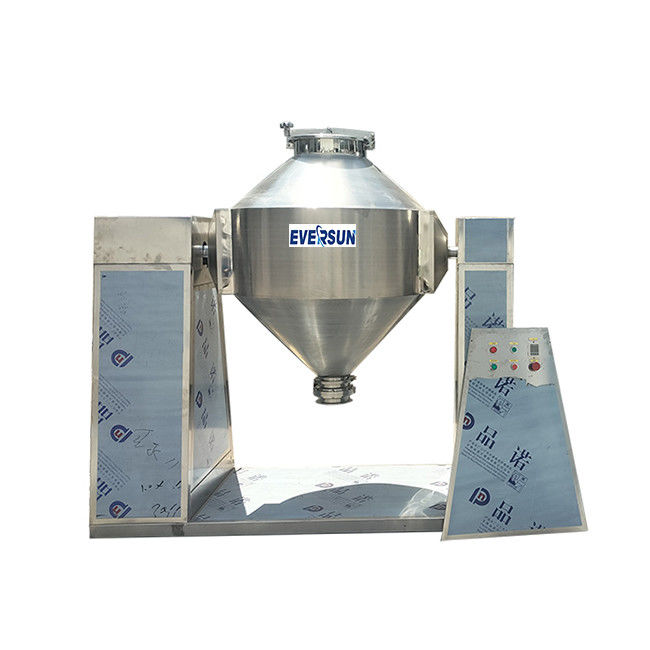 Continuous Tumbling Double Cone Blender Powder Mixer Machine For Minerals