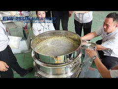 व्यास 1500 मिमी कार्बन स्टील / स्टेनलेस स्टील परिपत्र कंपन स्क्रीन