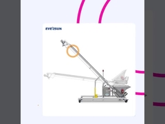 SUS304 316L कन्वेयरिंग सिस्टम ऑगर स्क्रू कन्वेयर फीडर